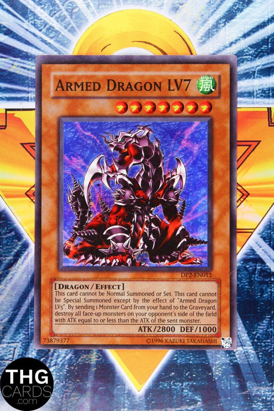 Armed Dragon LV7 DP2-EN012 Super Rare Yugioh Card 2