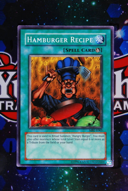 Hungry Burger & Hamburger Ritual MRL-E068 & 063 Common Yugioh Card Set