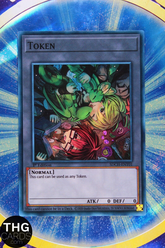 Token SDCH-ENT01 1st Edition Super Rare Yugioh Card