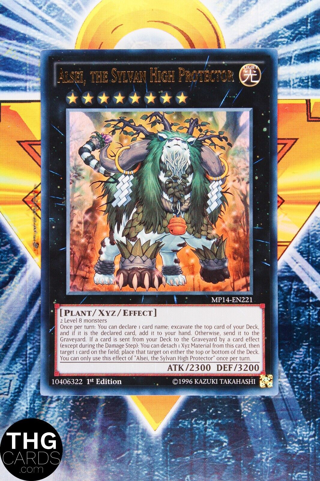 Alsei, the Sylvan High Protector MP14-EN221 1st Edition Ultra Rare Yugioh Card