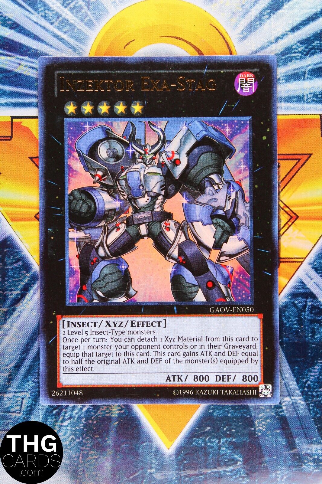 Inzektor Exa-Stag GAOV-EN050 Ultra Rare Yugioh Card