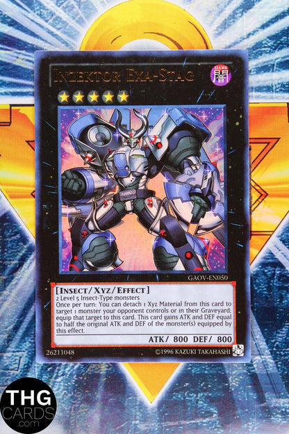 Inzektor Exa-Stag GAOV-EN050 Ultra Rare Yugioh Card