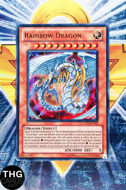 Rainbow Dragon LCGX-EN182 Ultra Rare Yugioh Card