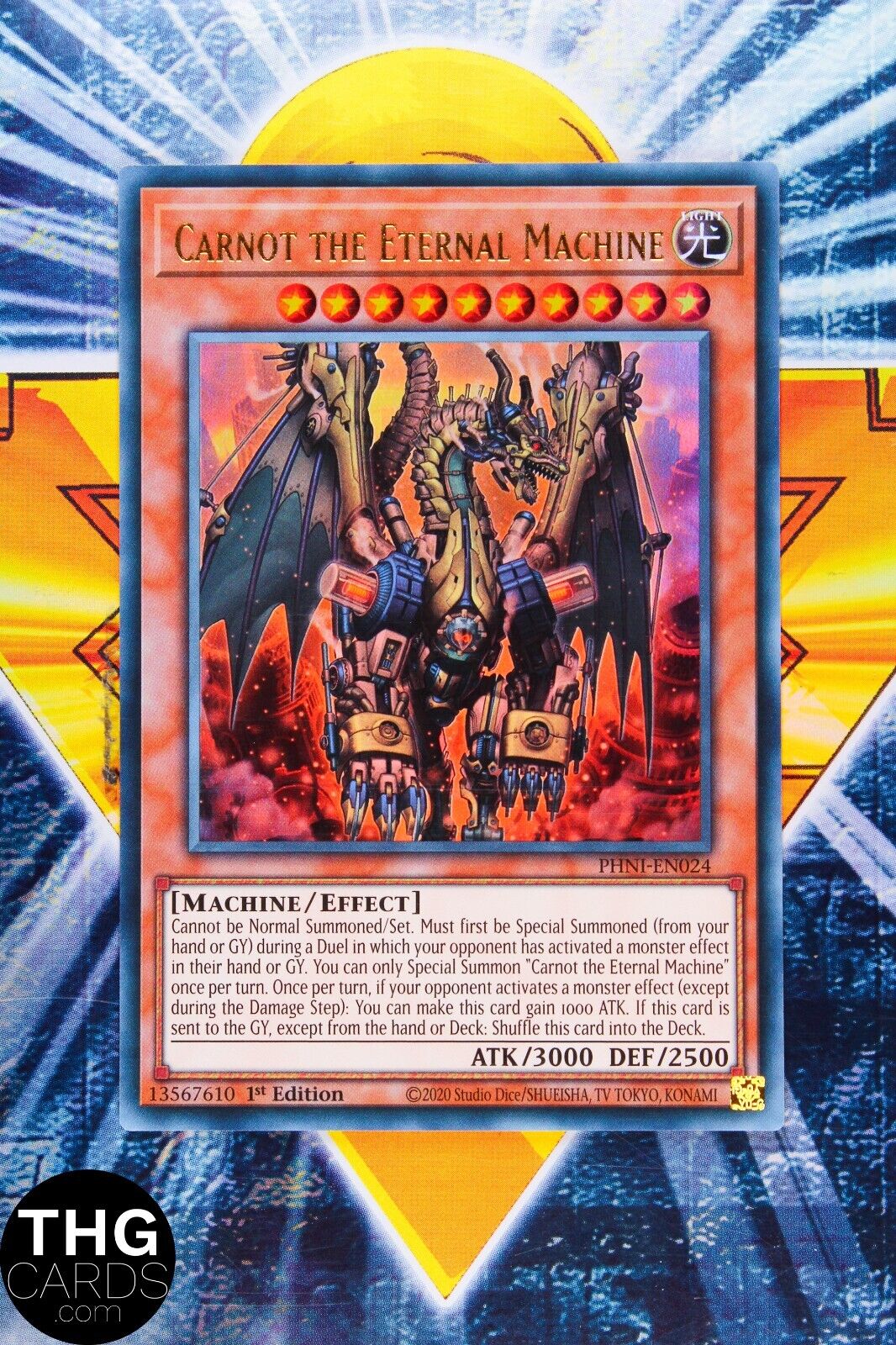 Carnot the Eternal Machine PHNI-EN024 1st Edition Ultra Rare Yugioh Card