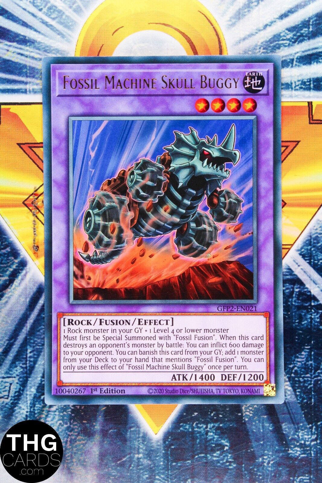 Fossil Machine Skull Buggy GFP2-EN021 1st Edition Ultra Rare Yugioh Card