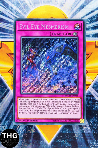 Evil Eye Mesmerism INCH-EN038 1st Edition Secret Rare Yugioh Card