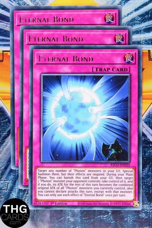 Eternal Bond KICO-EN025 1st Edition Rare Yugioh Card Playset