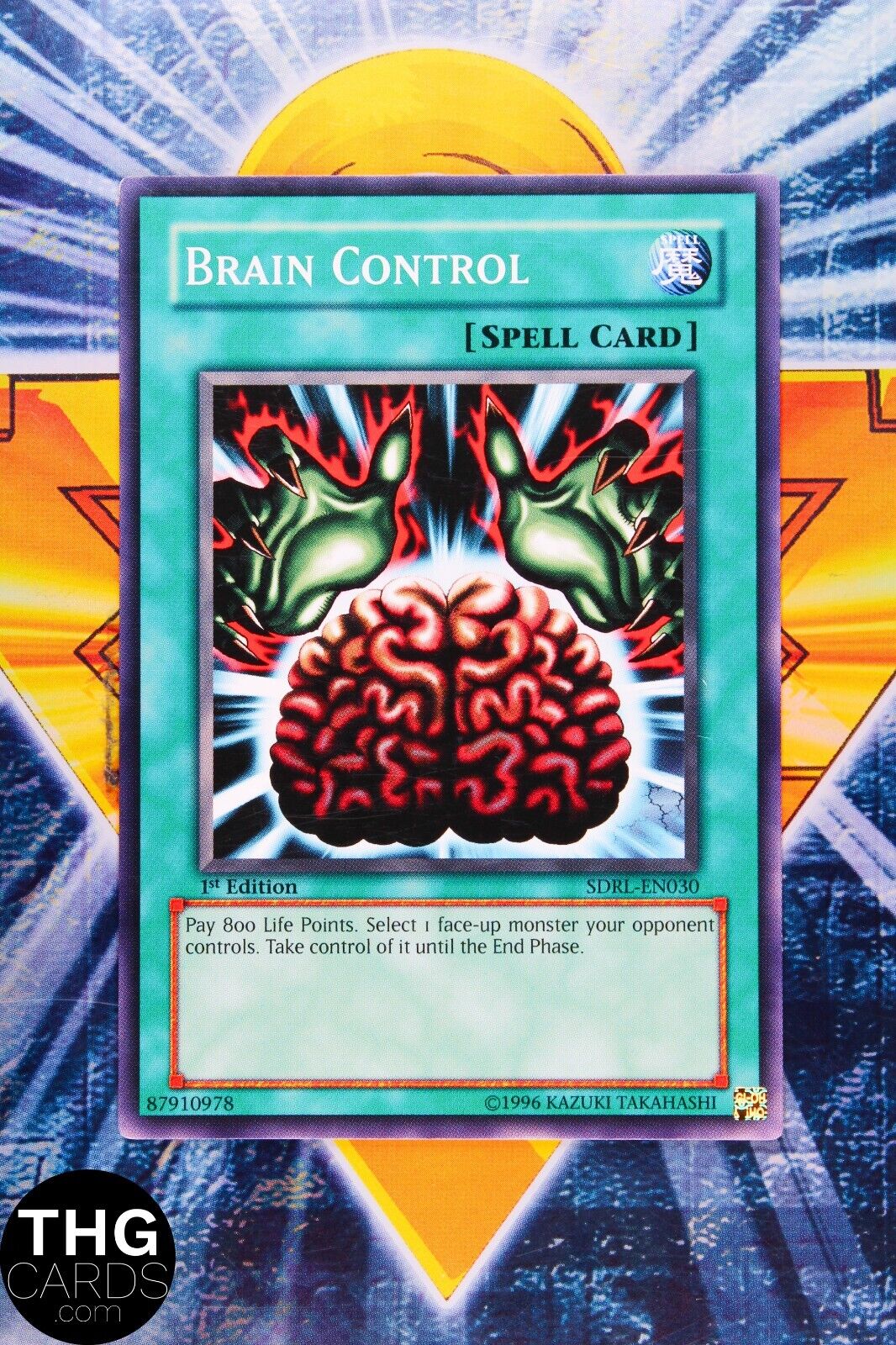 Brain Control SDRL-EN030 1st Edition Common Yugioh Card