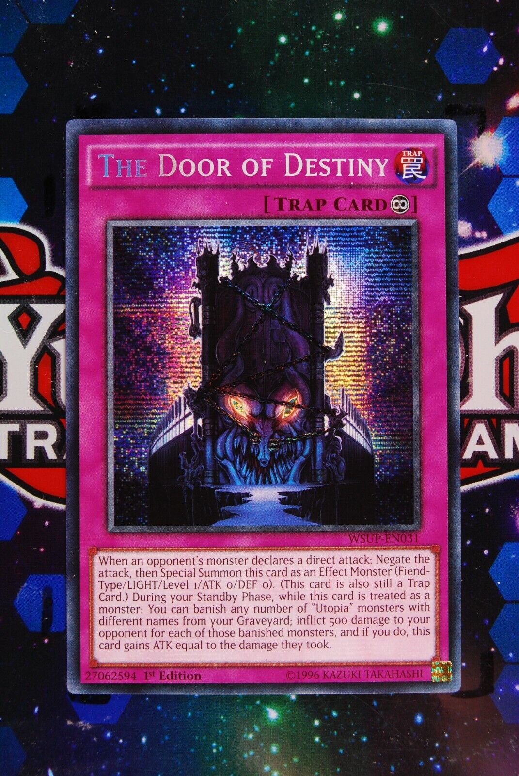 The Door of Destiny WSUP-EN031 1st Edition Secret Rare Yugioh Card