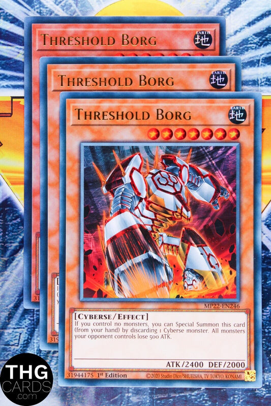 Threshold Borg MP22-EN246 1st Edition Ultra Rare Yugioh Card Playset