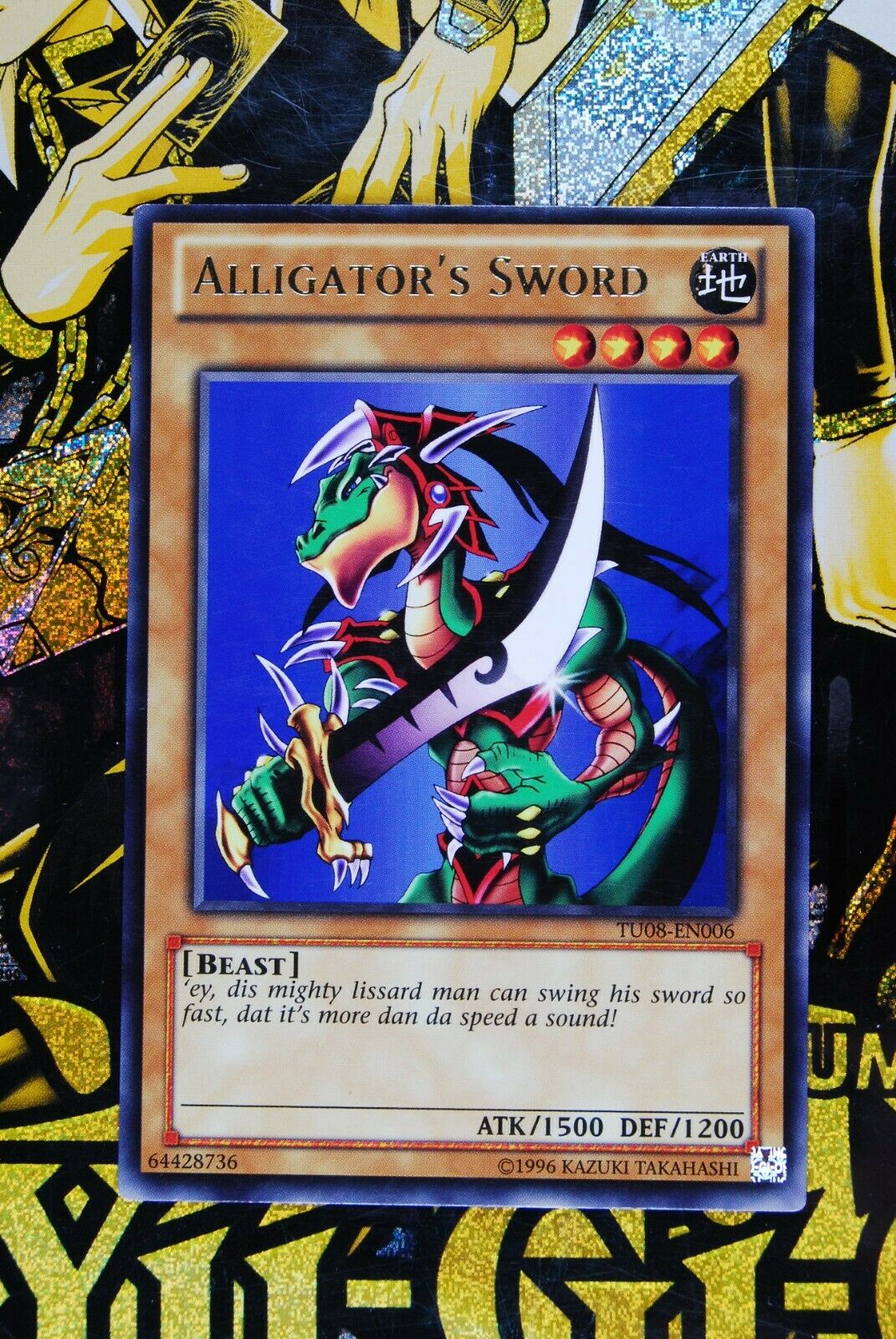 Alligator's Sword TU08-EN006 Yugioh Card Turbo Pack 8