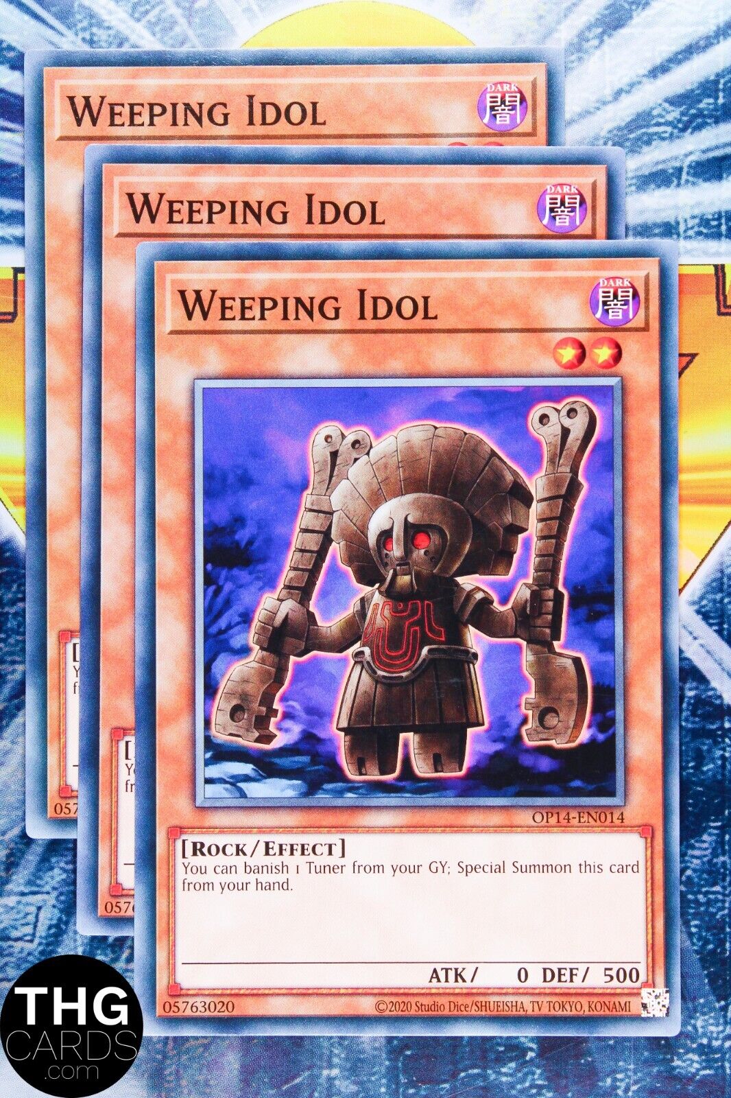 Weeping Idol OP14-EN014 Common Yugioh Card Playset