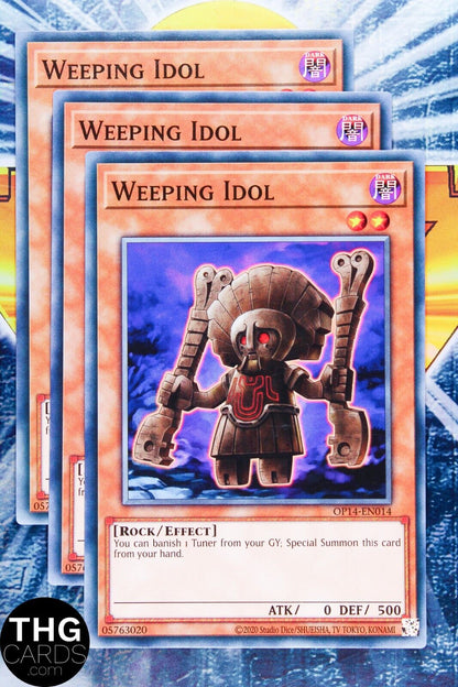 Weeping Idol OP14-EN014 Common Yugioh Card Playset