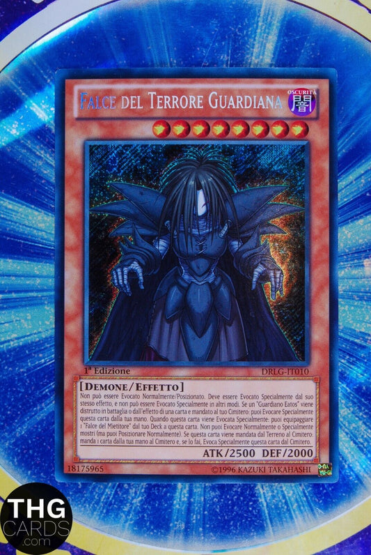 Guardian Dreadscythe DRLG-IT010 1st Edition Secret Rare Yugioh Card ITALIAN