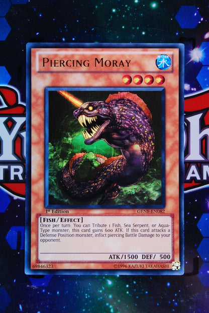 Piercing Moray GENF-EN082 1st Edition Ultra Rare Yugioh Card