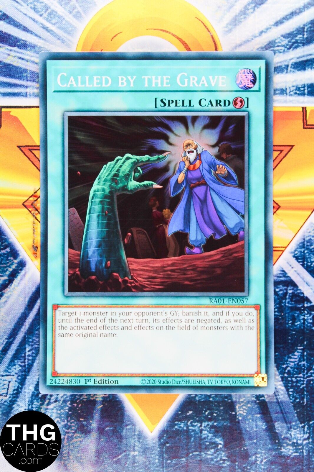 Called by the Grave RA01-EN057 1st Super Rare Yugioh Card