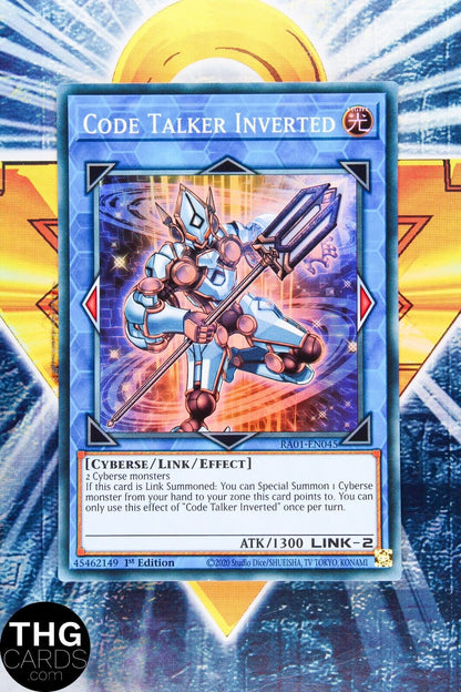 Code Talker Inverted RA01-EN045 1st Ed Super Rare Yugioh Card