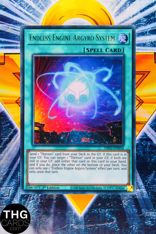 Endless Engine Argyro System DIFO-EN054 1st Edition Ultra Rare Yugioh Card