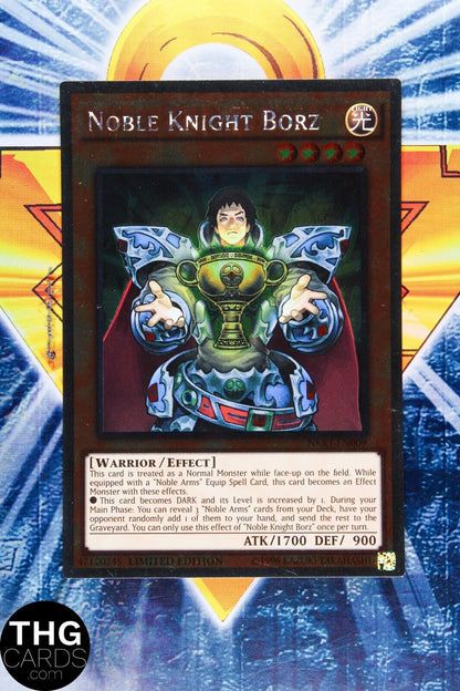 Noble Knight Borz NKRT-EN009 Platinum Ultra Rare Yugioh Card