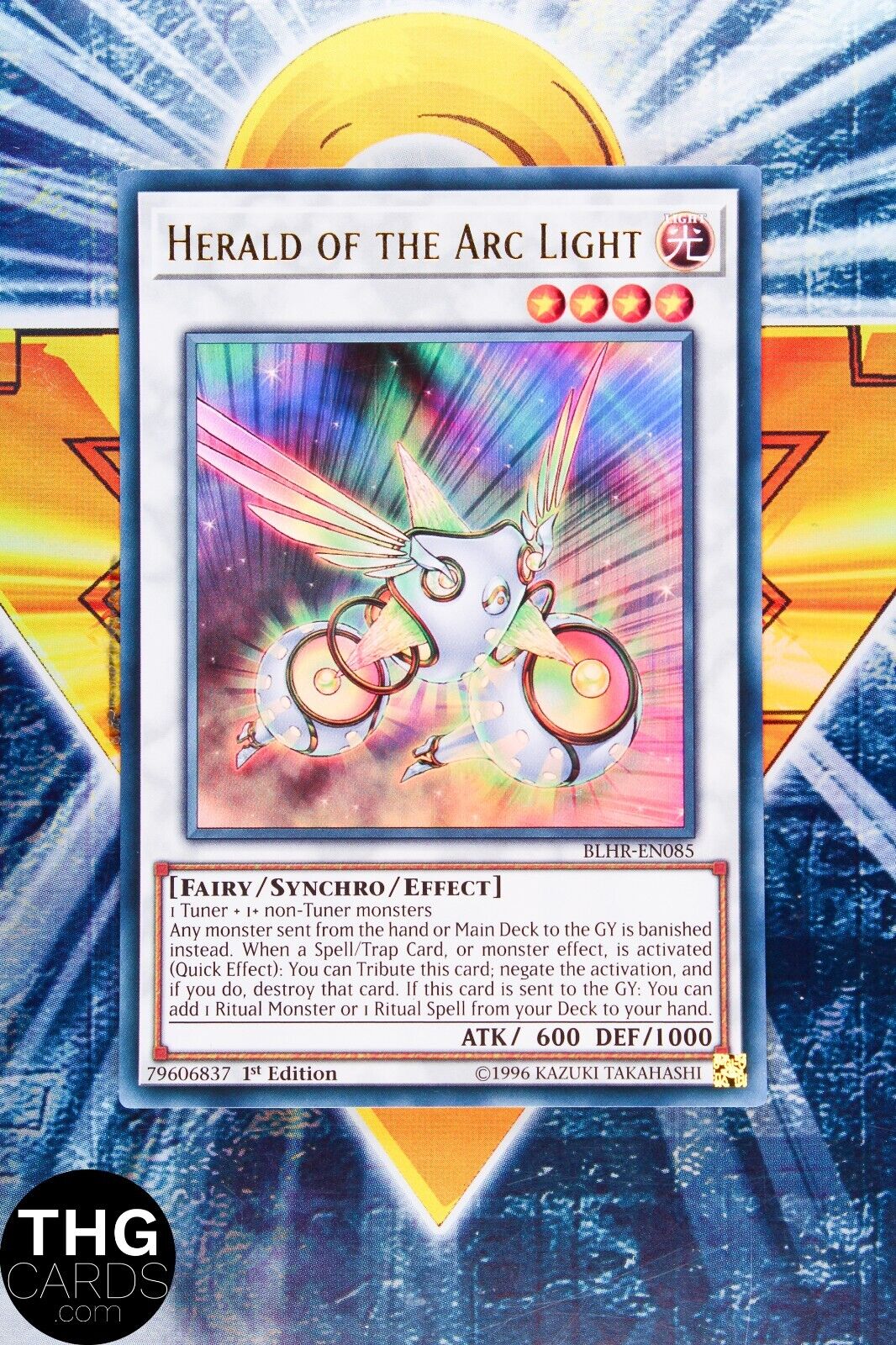 Herald of the Arc Light BLHR-EN085 1st Edition Ultra Rare Yugioh Card