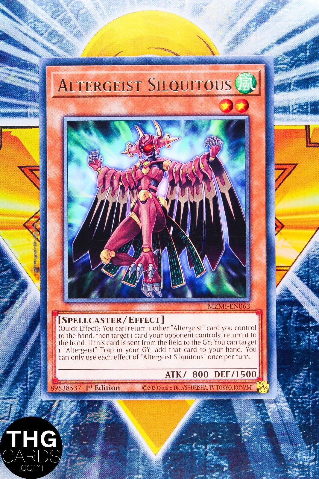 Altergeist Silquitous MZMI-EN063 1st Edition Rare Yugioh Card