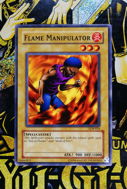 Flame Manipulator LOB-016 Common Yugioh Card NM