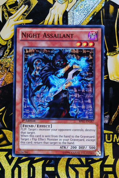 Night Assailant BP01-EN187 1st Edition Common Yugioh Card