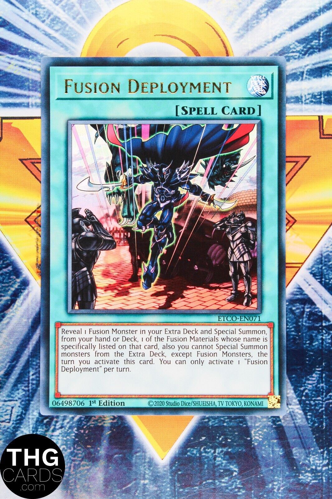 Fusion Deployment ETCO-EN071 1st Edition Ultra Rare Yugioh Card