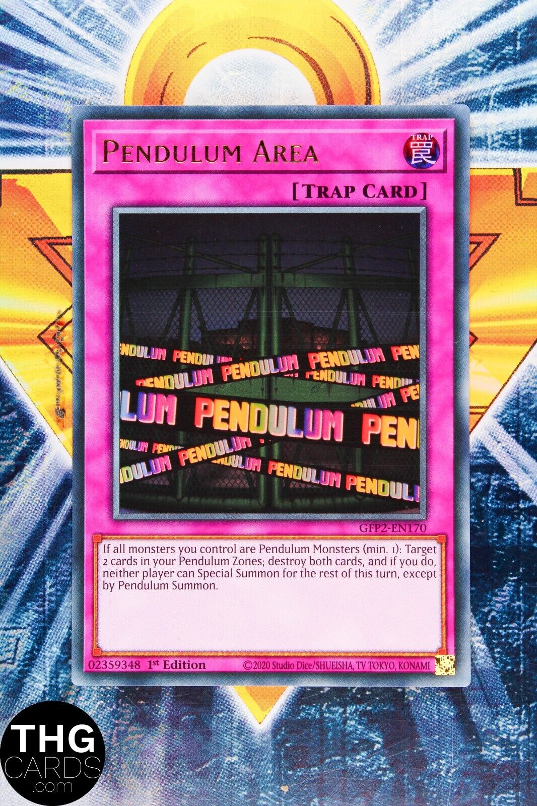 Pendulum Area GFP2-EN170 1st Edition Ultra Rare Yugioh Card