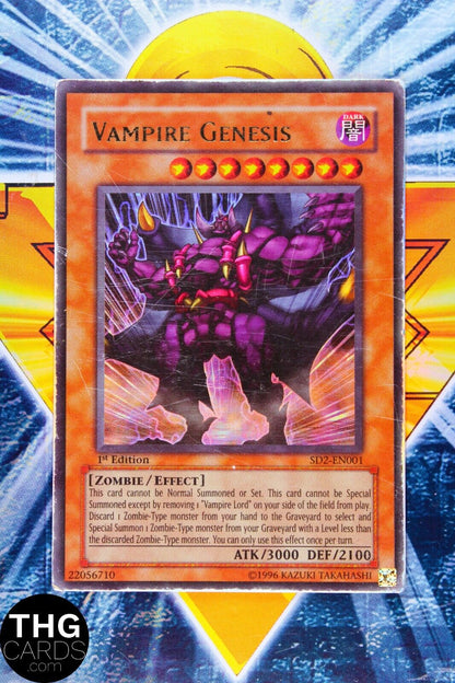 Vampire Genesis SD2-EN001 1st Edition Ultra Rare Yugioh Card 4