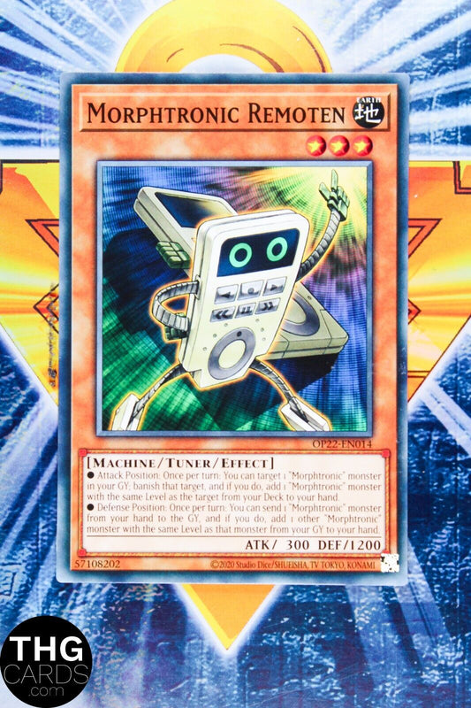 Morphtronic Remoten OP22-EN014 Common Yugioh Card