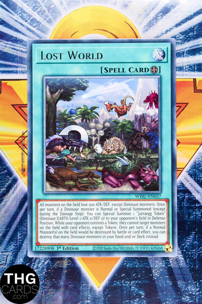 Lost World WISU-EN057 1st Edition Rare Yugioh Card