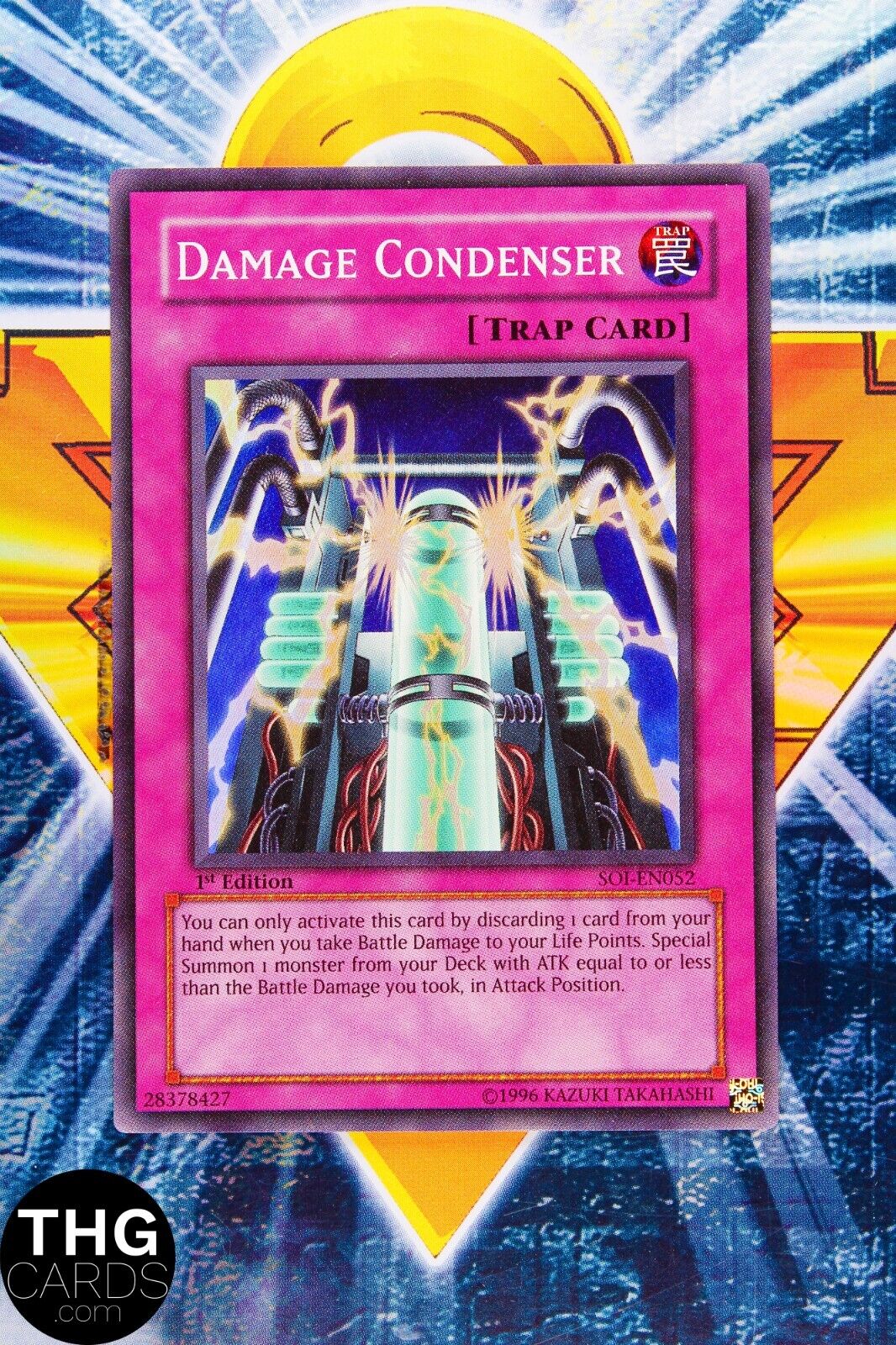 Damage Condenser SOI-EN052 1st Edition Super Rare Yugioh Card