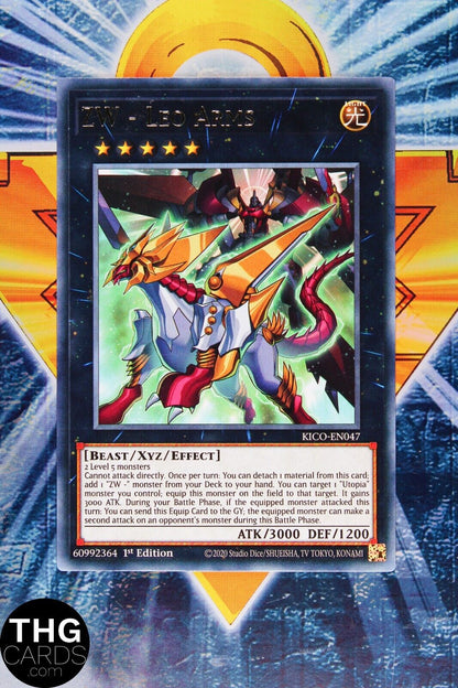 ZW - Leo Arms KICO-EN047 1st Edition Rare Yugioh Card Playset