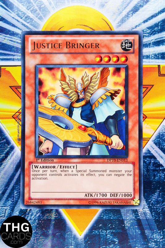 Justice Bringer DP10-EN013 1st Edition Ultra Rare Yugioh Card