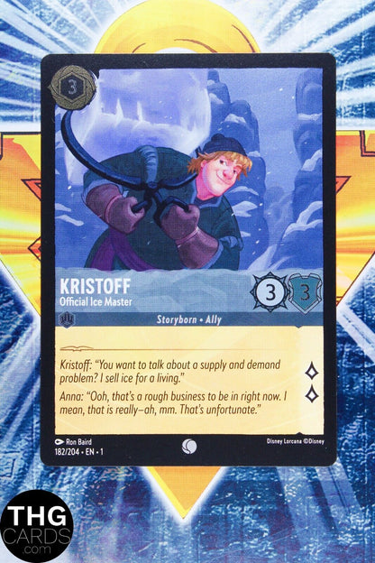 Kristoff, Official Ice Master 182/204 Foil Common Lorcana First Chapter Card