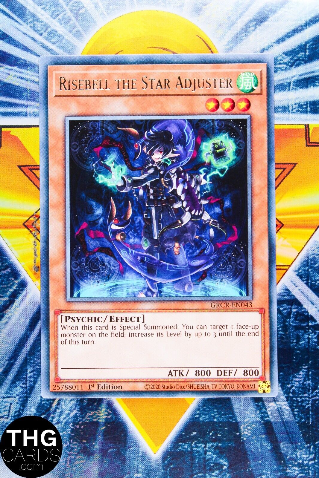 Risebell The Star Adjuster GRCR-EN043 1st Edition Rare Yugioh Card