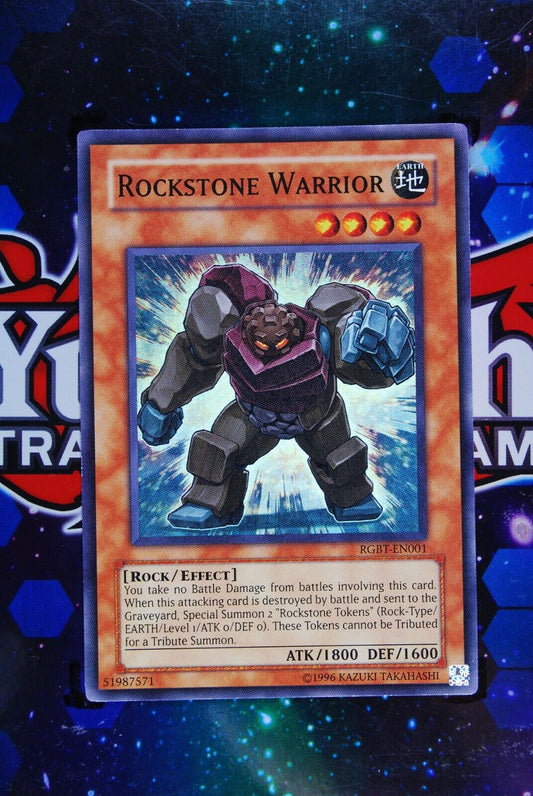 Rockstone Warrior RGBT-EN001 Super Rare Yugioh Card