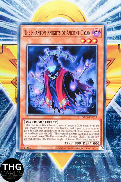 The Phantom Knights of Ancient Cloak OP14-EN017 Common Yugioh Card