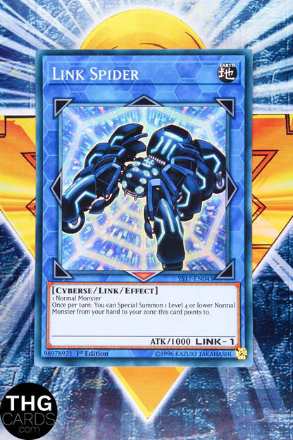 Link Spider YS17-EN043 1st Edition Super Rare Yugioh Card