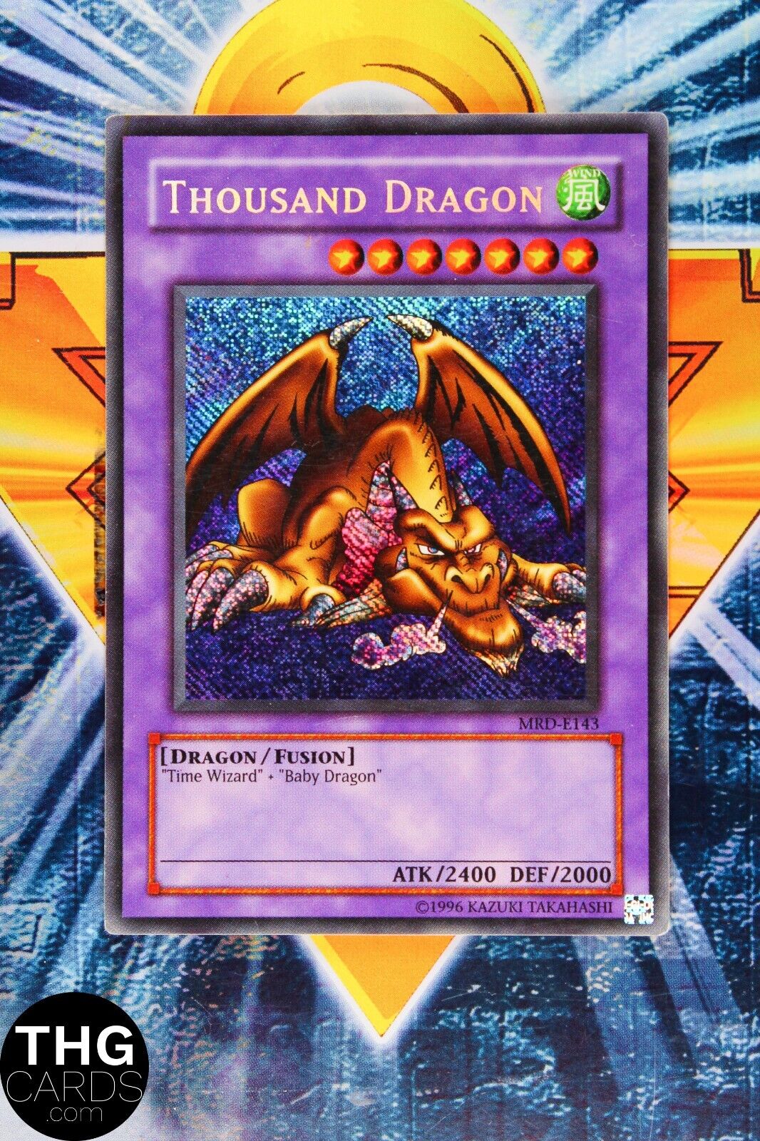 Thousand Dragon MRD-E143 Reverse Secret Rare Yugioh Card MISPRINT 3