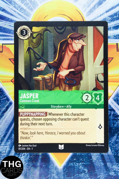 Jasper, Common Crook 81/204 Non Foil Uncommon Lorcana First Chapter Card