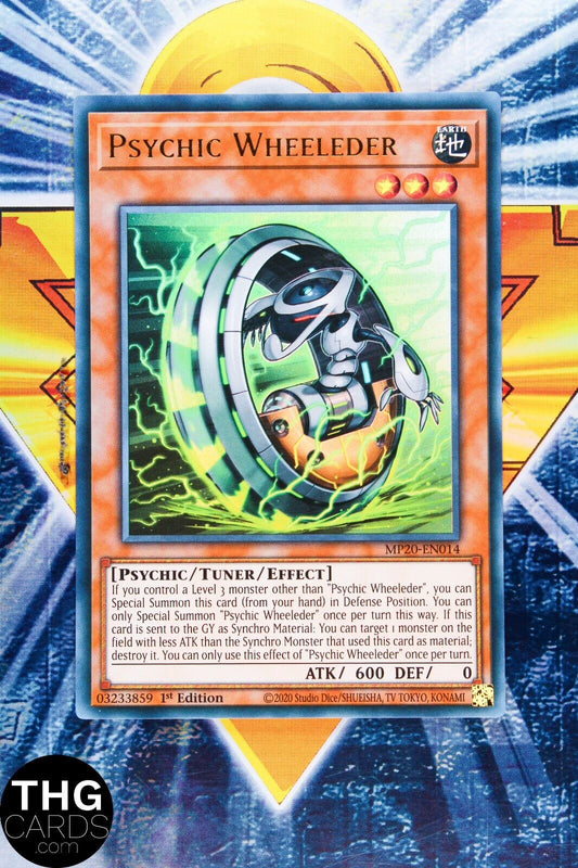 Psychic Wheeleder MP20-EN014 1st Edition Ultra Rare Yugioh Card