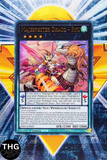 Majespecter Draco - Ryu PHNI-EN049 1st Edition Ultra Rare Yugioh Card