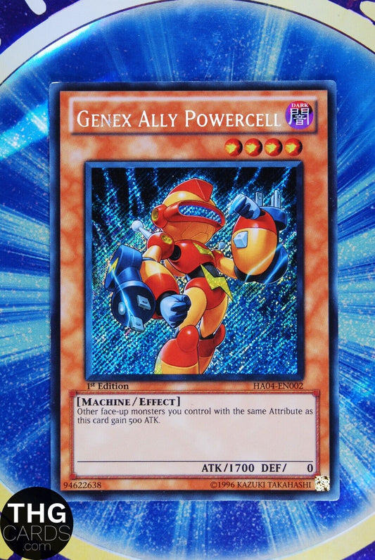 Genex Allyy Powercell HA04-EN022 Secret Rare 1st Edition Yugioh Card