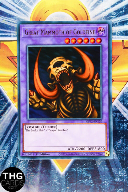 Great Mammoth of Goldfine GFP2-EN120 1st Edition Ultra Rare Yugioh