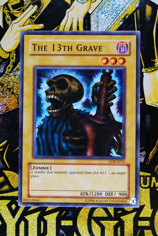 The 13th Grave LOB-E010 Common Yugioh Card