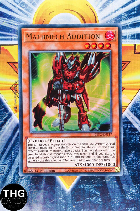 Mathmech Addition GFP2-EN117 1st Edition Ultra Rare Yugioh Card