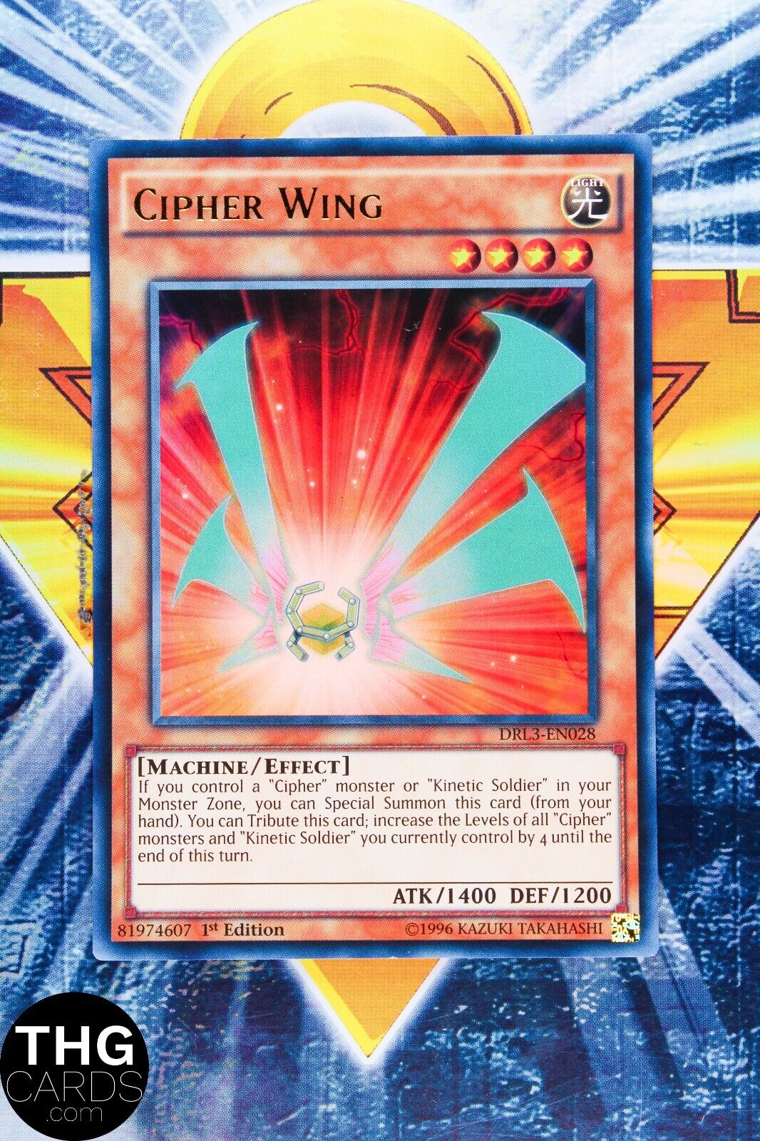 Cipher Wing DRL3-EN028 1st Edition Ultra Rare Yugioh Card