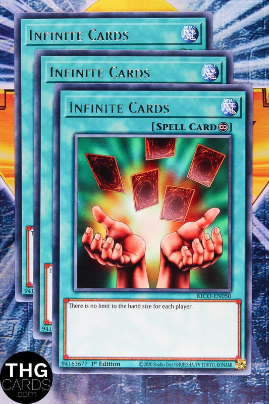 Infinite Cards KICO-EN050 1st Edition Rare Yugioh Card Playset